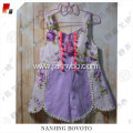 JannyBB new design for purple cotton romper